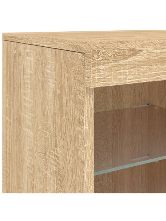 Příborník s LED osvětlením dub sonoma 41 x 37 x 67 cm