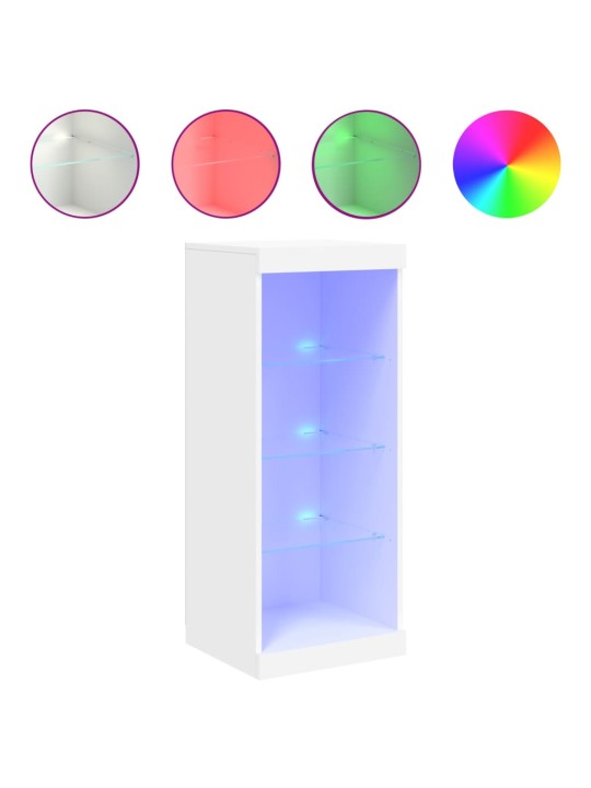 Příborník s LED osvětlením bílý 41 x 37 x 100 cm
