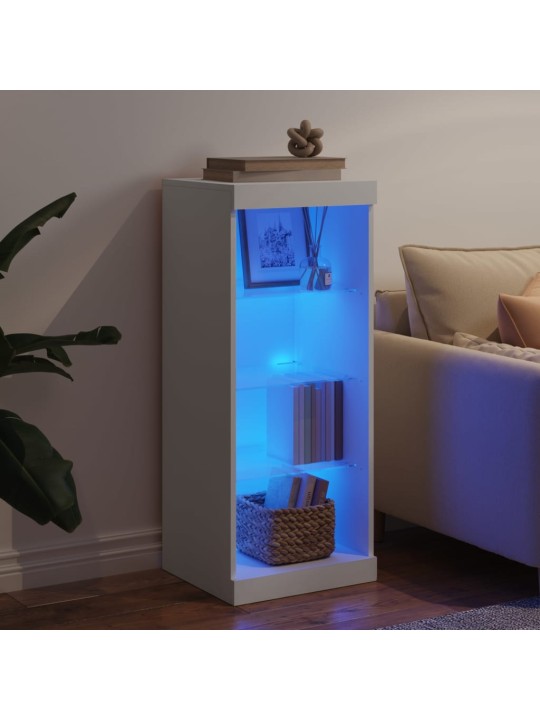 Příborník s LED osvětlením bílý 41 x 37 x 100 cm