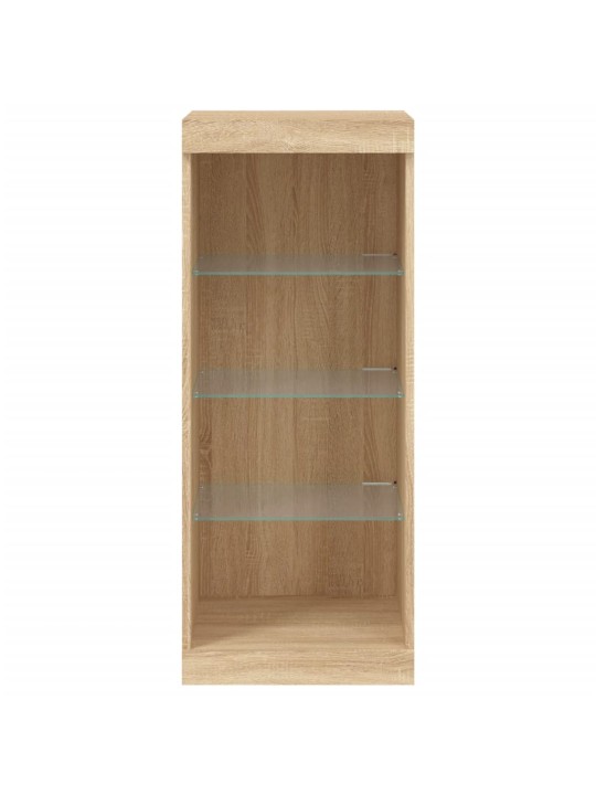 Příborník s LED osvětlením dub sonoma 41 x 37 x 100 cm