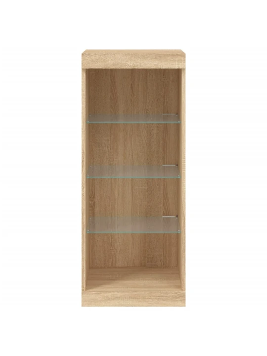 Příborník s LED osvětlením dub sonoma 41 x 37 x 100 cm