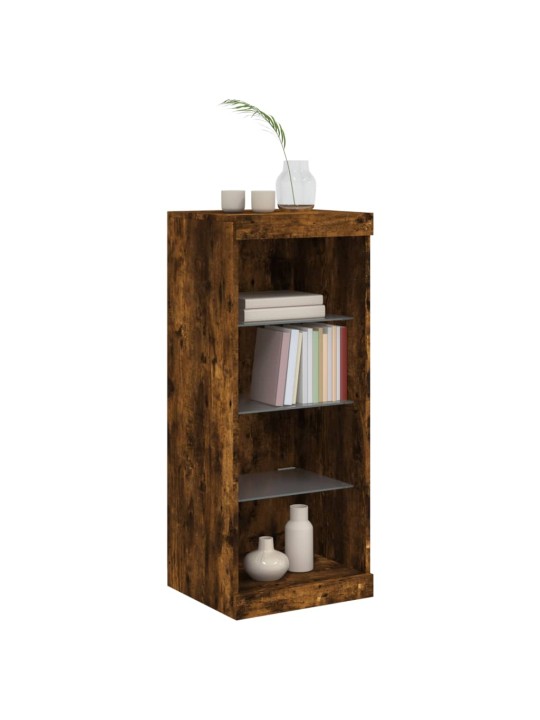 Příborník s LED osvětlením kouřový dub 41 x 37 x 100 cm