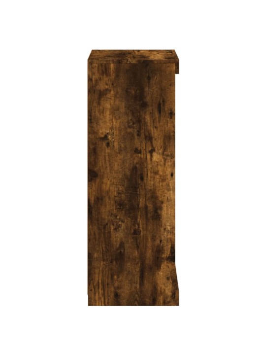 Příborník s LED osvětlením kouřový dub 41 x 37 x 100 cm