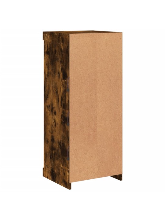 Příborník s LED osvětlením kouřový dub 41 x 37 x 100 cm