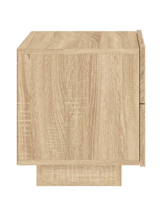 Noční stolek s LED osvětlením dub sonoma 70 x 36 x 40,5 cm