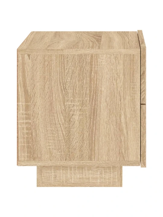 Noční stolek s LED osvětlením dub sonoma 70 x 36 x 40,5 cm