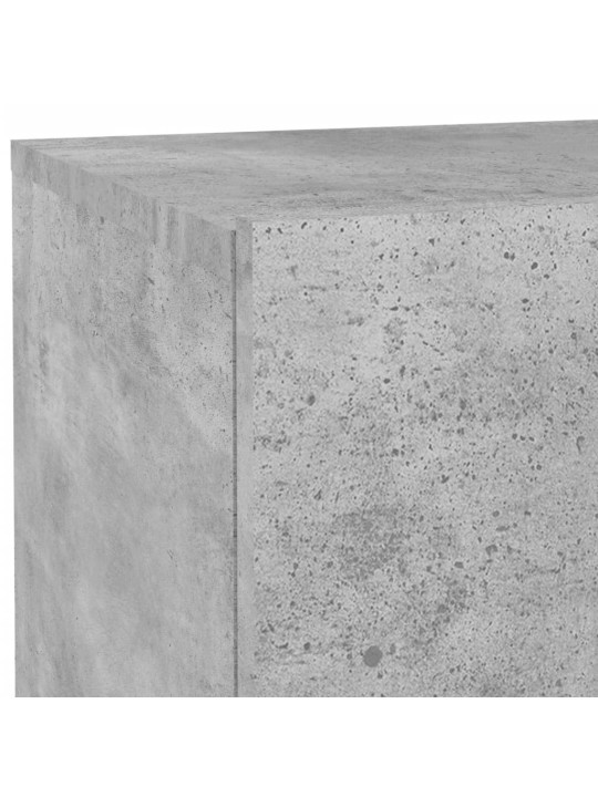 Noční stolek s LED osvětlením betonově šedý 70 x 36 x 40,5 cm