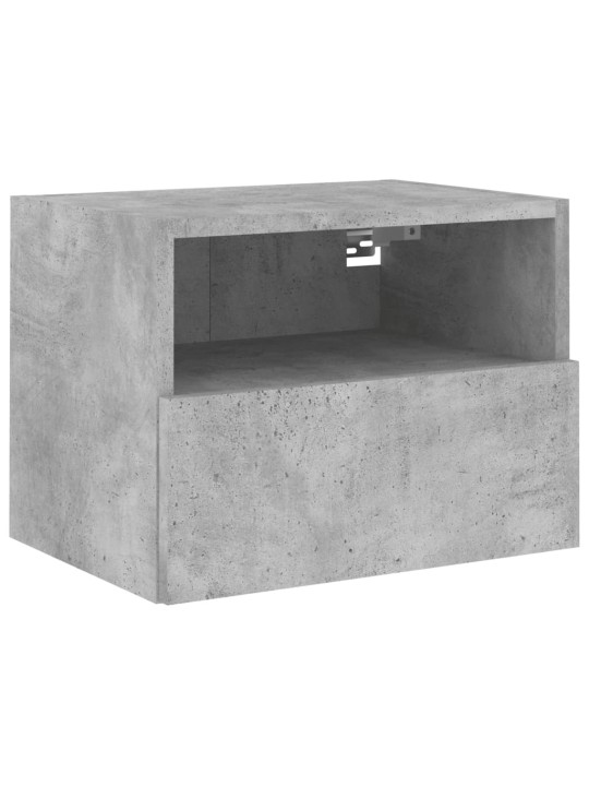 Nástěnná TV skříňka betonově šedá 40x30x30 cm kompozitní dřevo