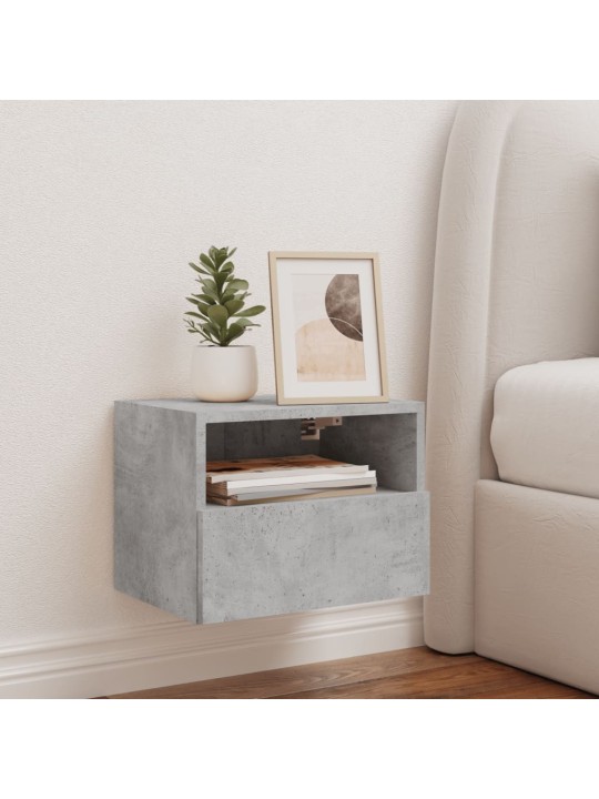 Nástěnná TV skříňka betonově šedá 40x30x30 cm kompozitní dřevo