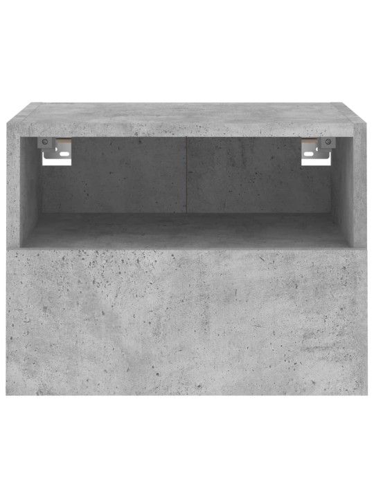 Nástěnná TV skříňka betonově šedá 40x30x30 cm kompozitní dřevo