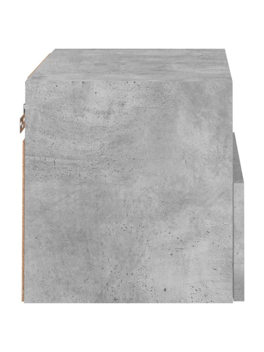Nástěnná TV skříňka betonově šedá 40x30x30 cm kompozitní dřevo