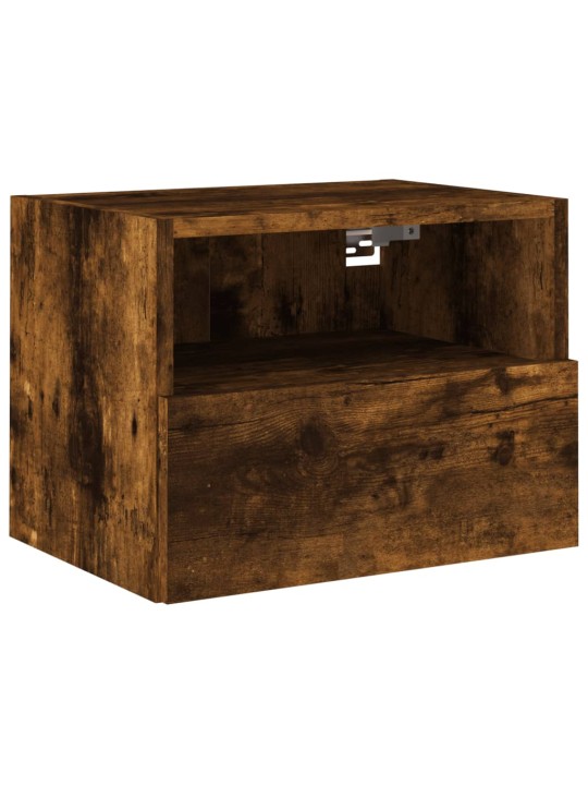 Nástěnná TV skříňka kouřový dub 40x30x30 cm kompozitní dřevo