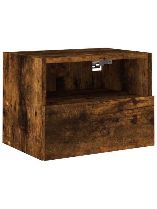 Nástěnné TV skříňky 2 ks kouřový dub 40 x 30 x 30 cm kompozit