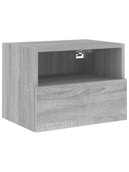Nástěnná TV skříňka šedá sonoma 40x30x30 cm kompozitní dřevo