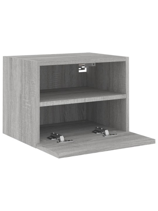 Nástěnná TV skříňka šedá sonoma 40x30x30 cm kompozitní dřevo
