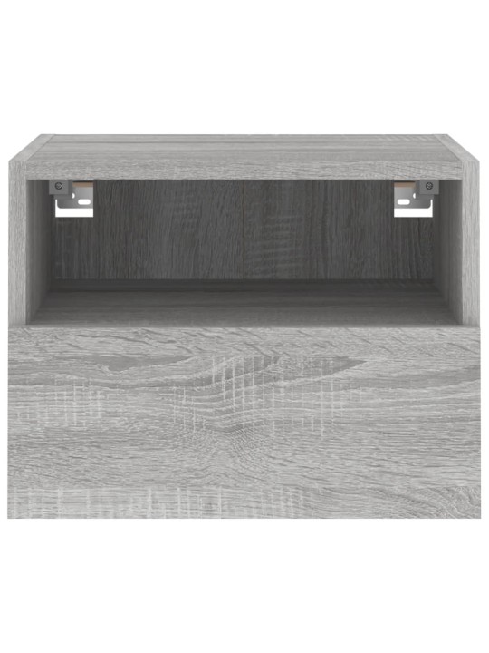 Nástěnná TV skříňka šedá sonoma 40x30x30 cm kompozitní dřevo