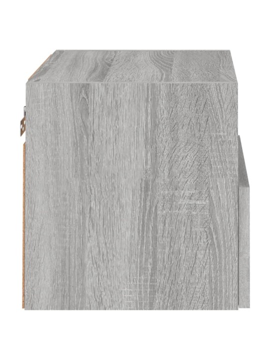 Nástěnné TV skříňky 2 ks šedé sonoma 40 x 30 x 30 cm kompozit