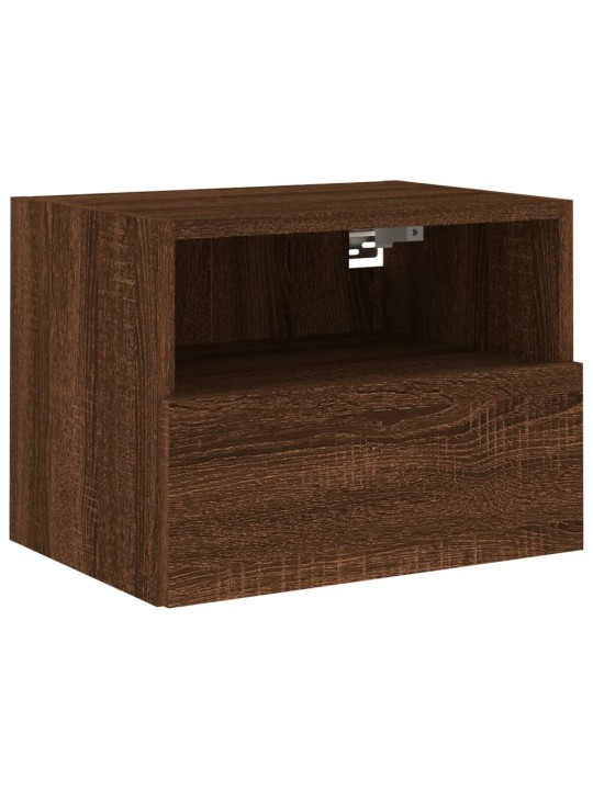 Nástěnná TV skříňka hnědý dub 40 x 30 x 30 cm kompozitní dřevo