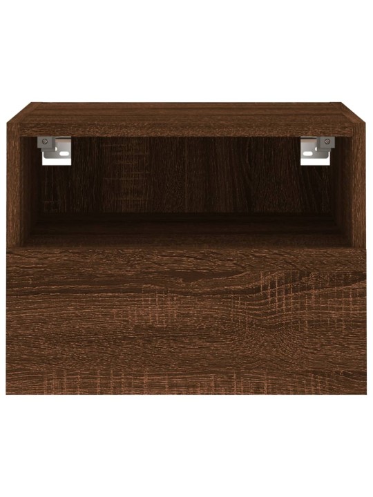 Nástěnná TV skříňka hnědý dub 40 x 30 x 30 cm kompozitní dřevo