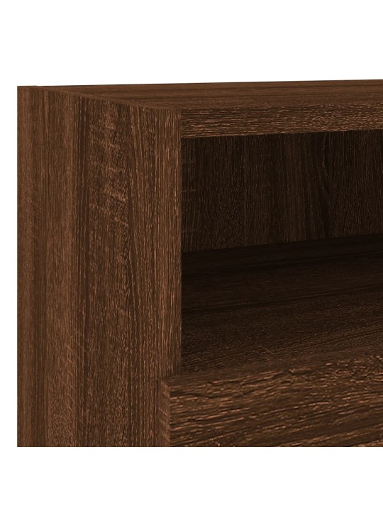 Nástěnná TV skříňka hnědý dub 40 x 30 x 30 cm kompozitní dřevo