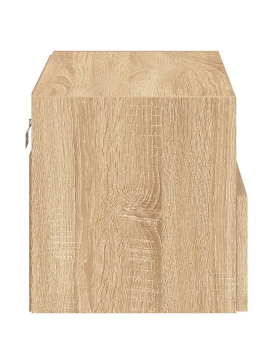 Nástěnná TV skříňka dub sonoma 60 x 30 x 30 cm kompozitní dřevo