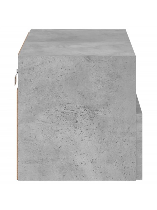 Nástěnná TV skříňka betonově šedá 60x30x30 cm kompozitní dřevo