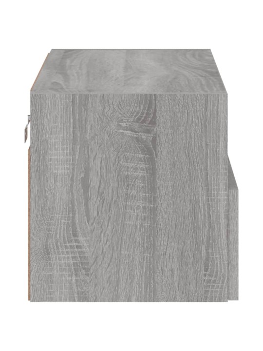 Nástěnná TV skříňka šedá sonoma 60x30x30 cm kompozitní dřevo