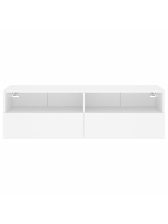 Nástěnná TV skříňka bílá 100 x 30 x 30 cm kompozitní dřevo