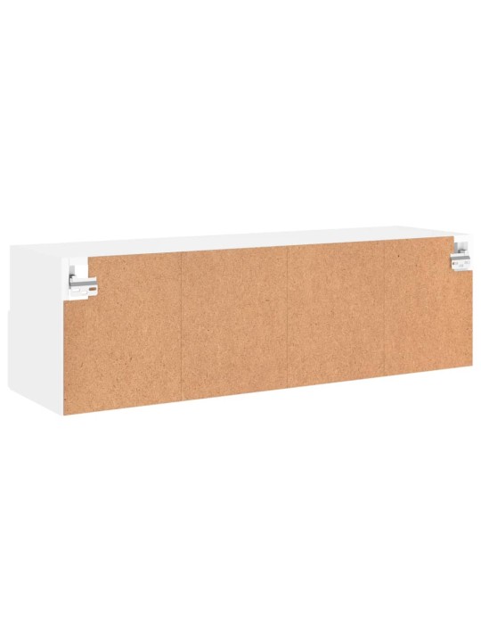 Nástěnná TV skříňka bílá 100 x 30 x 30 cm kompozitní dřevo