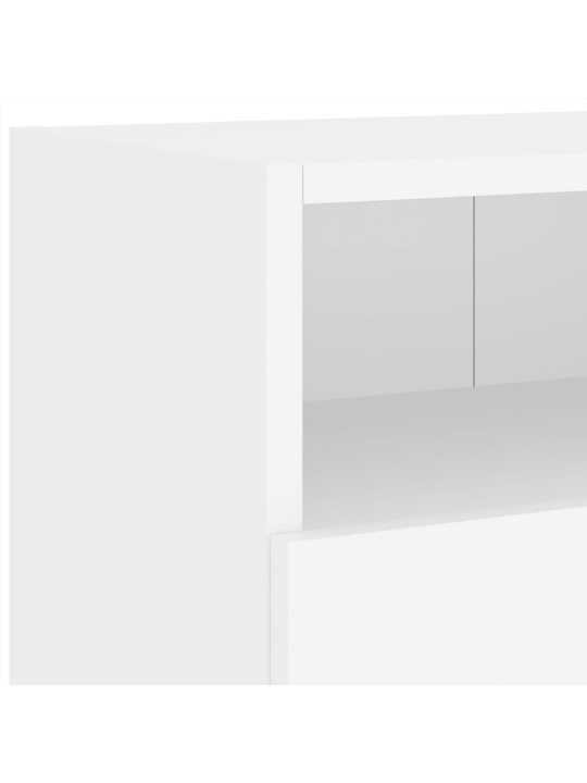 Nástěnná TV skříňka bílá 100 x 30 x 30 cm kompozitní dřevo