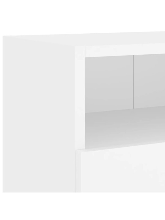 Nástěnné TV skříňky 2 ks bílé 100 x 30 x 30 cm kompozitní dřevo
