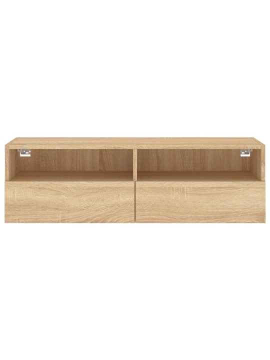 Nástěnná TV skříňka dub sonoma 100x30x30 cm kompozitní dřevo