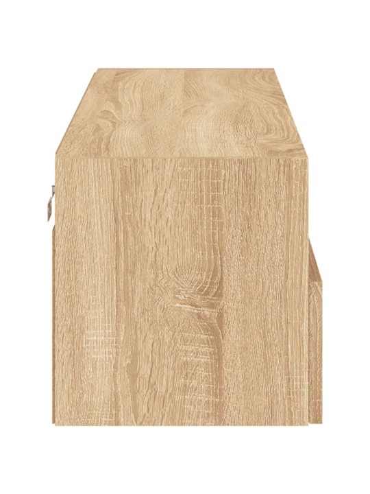Nástěnná TV skříňka dub sonoma 100x30x30 cm kompozitní dřevo