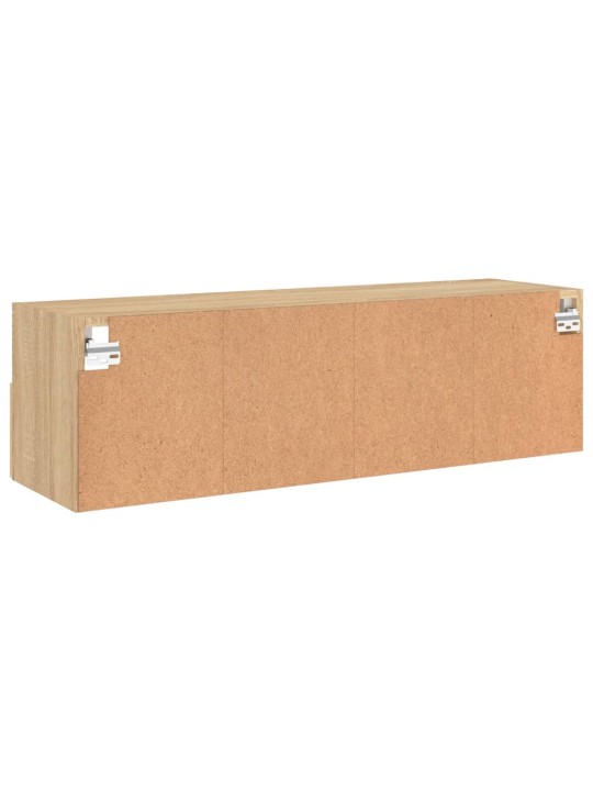 Nástěnná TV skříňka dub sonoma 100x30x30 cm kompozitní dřevo