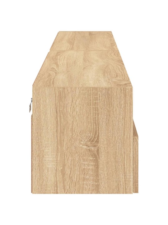 Nástěnné TV skříňky 2 ks dub sonoma 100 x 30 x 30 cm kompozit