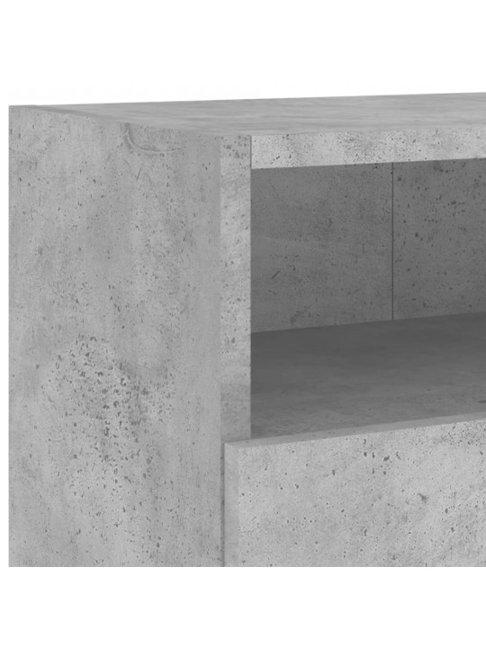 Nástěnná TV skříňka betonově šedá 100x30x30 cm kompozitní dřevo