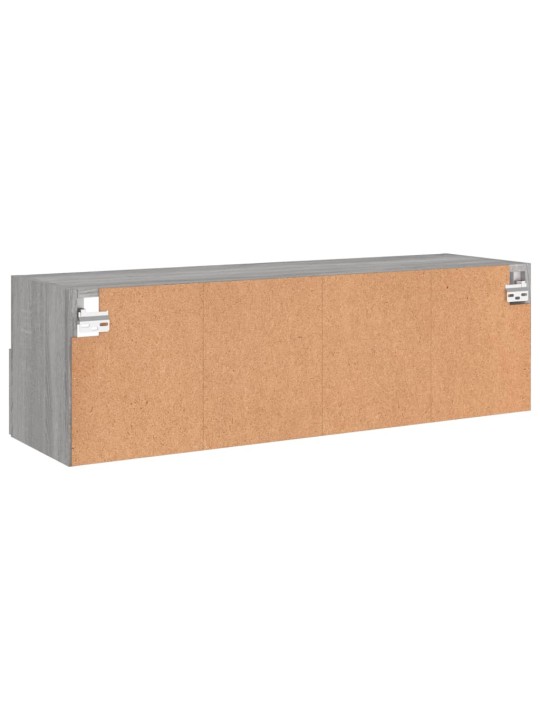 Nástěnná TV skříňka šedá sonoma 100x30x30 cm kompozitní dřevo