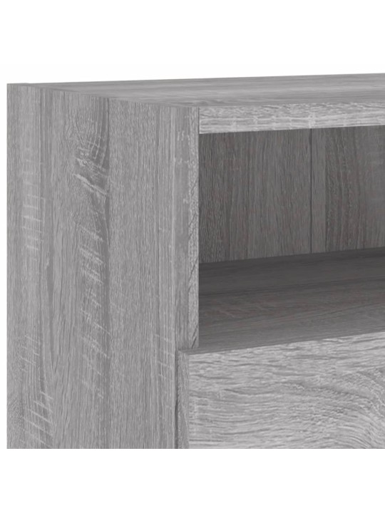 Nástěnné TV skříňky 2 ks šedé sonoma 100 x 30 x 30 cm kompozit