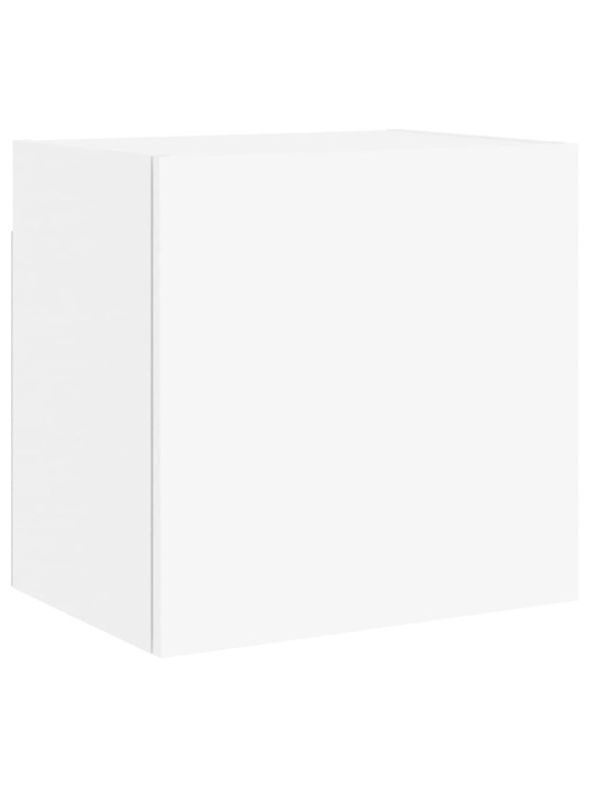Nástěnné TV skříňky 2 ks bílé 40,5x30x40 cm kompozitní dřevo