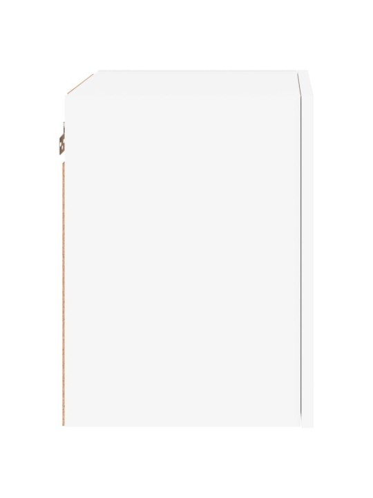 Nástěnné TV skříňky 2 ks bílé 40,5x30x40 cm kompozitní dřevo