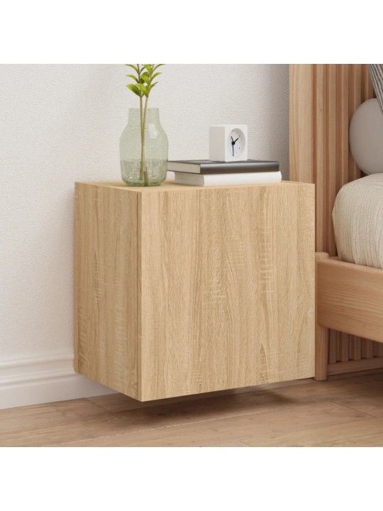 Nástěnná TV skříňka dub sonoma 40,5x30x40 cm kompozitní dřevo