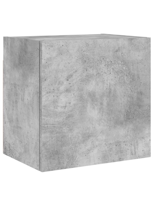 Nástěnné TV skříňky 2 ks betonově šedé 40,5x30x40 cm kompozit