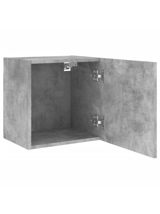 Nástěnné TV skříňky 2 ks betonově šedé 40,5x30x40 cm kompozit