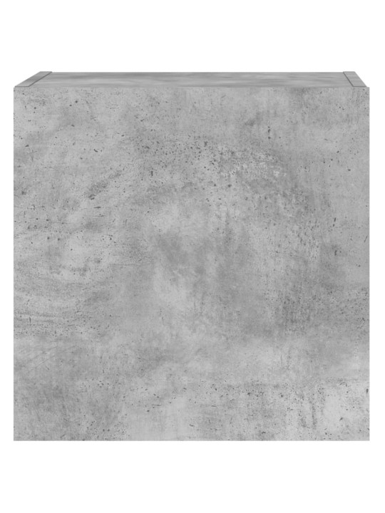 Nástěnné TV skříňky 2 ks betonově šedé 40,5x30x40 cm kompozit