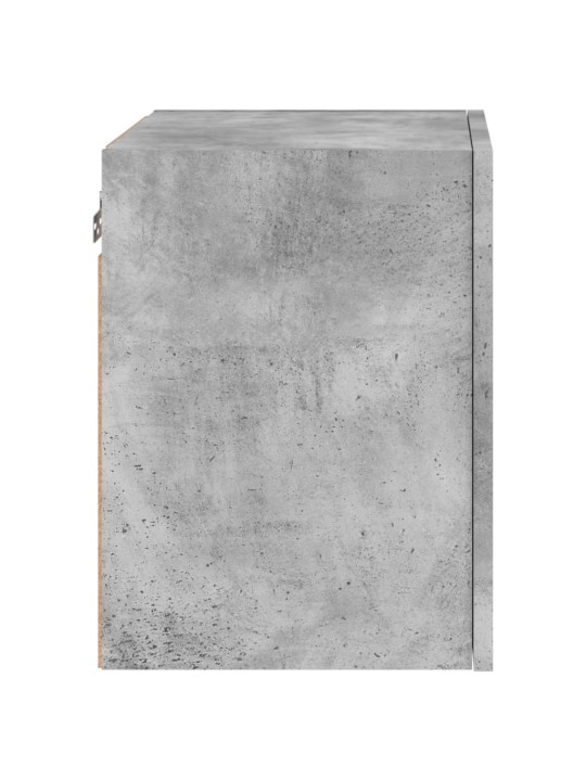 Nástěnné TV skříňky 2 ks betonově šedé 40,5x30x40 cm kompozit
