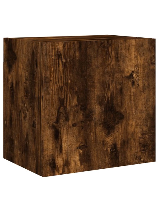 Nástěnná TV skříňka kouřový dub 40,5x30x40 cm kompozitní dřevo