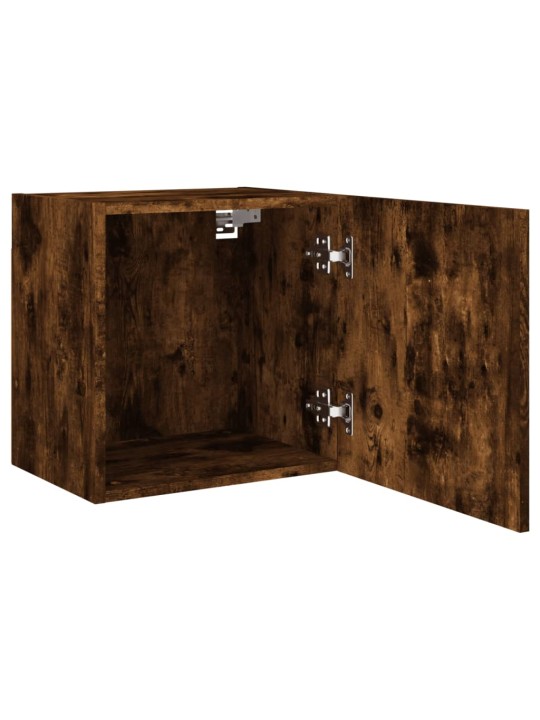 Nástěnné TV skříňky 2 ks kouřový dub 40,5 x 30 x 40 cm kompozit