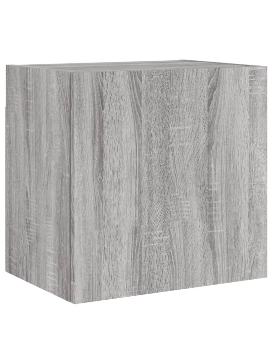 Nástěnná TV skříňka šedá sonoma 40,5x30x40 cm kompozitní dřevo