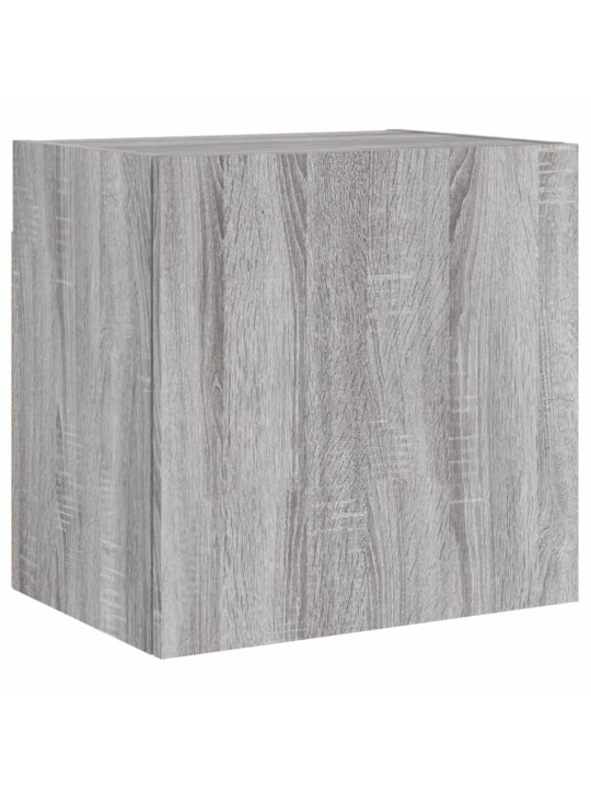 Nástěnné TV skříňky 2 ks šedé sonoma 40,5 x 30 x 40 cm kompozit