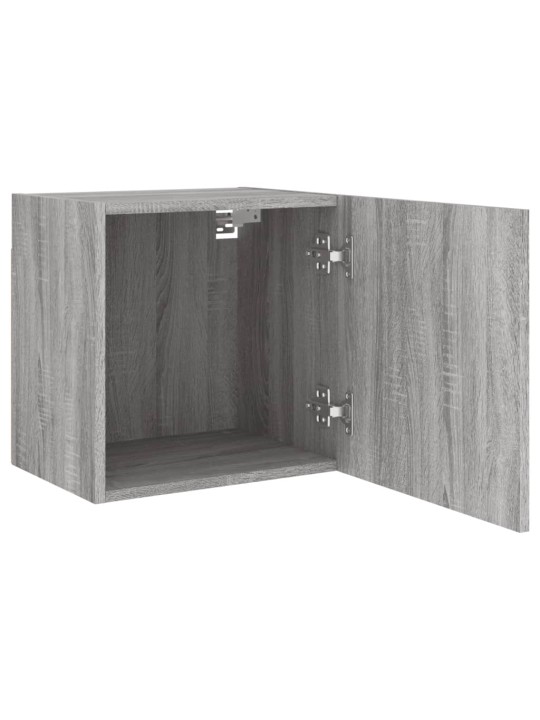 Nástěnné TV skříňky 2 ks šedé sonoma 40,5 x 30 x 40 cm kompozit